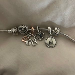 Pandora bracelets with charms